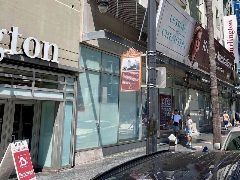TAV Celebrity Theater Marker. Click for full size. TAV Celebrity Theater Marker image. Click for full size.