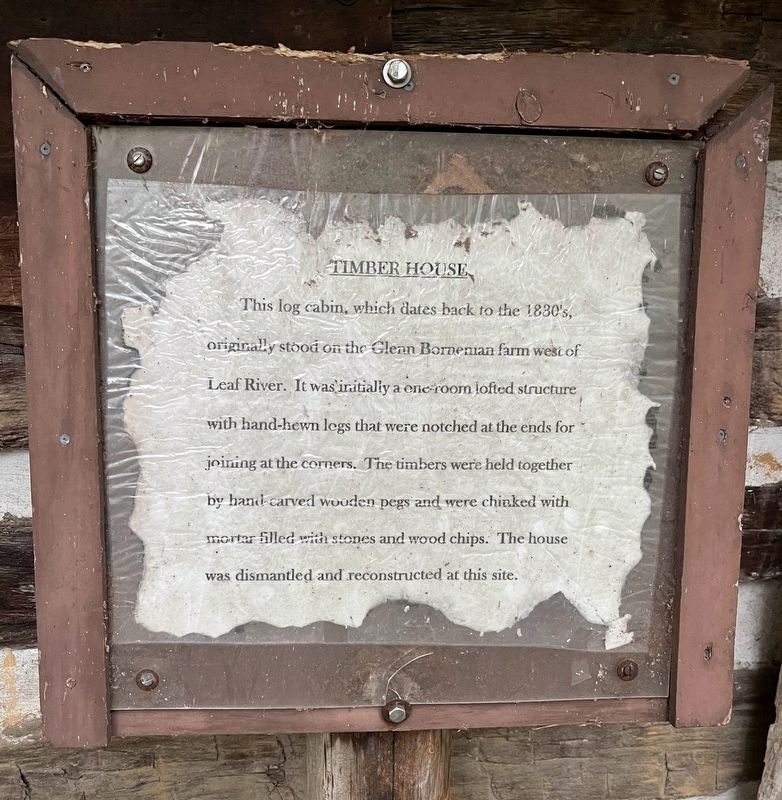 Timber House Marker image. Click for full size.