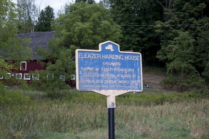 Eleazer Harding House Marker image. Click for full size.