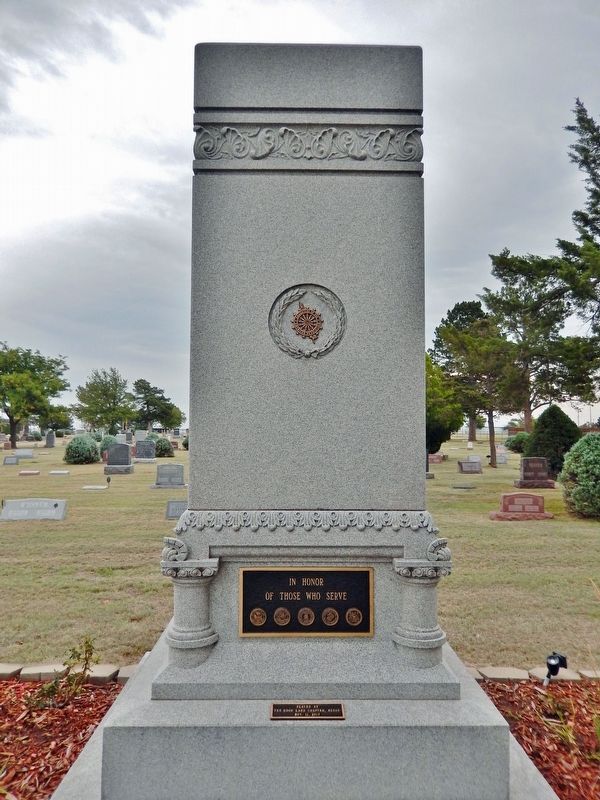 In Honor of Those Who Serve Memorial. Click for full size. In Honor of Those Who Serve Memorial image. Click for full size.