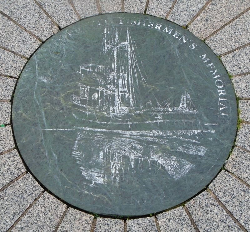 Alaska Commercial Fishermen's Memorial in Juneau Medallion. Click for full size. Alaska Commercial Fishermen's Memorial in Juneau Medallion image. Click for full size.