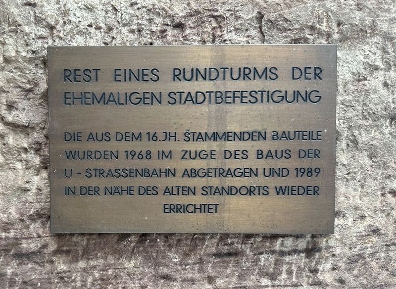 Rest eines Rundturms / Remains of a Round Tower Marker. Click for full size. Rest eines Rundturms / Remains of a Round Tower Marker image. Click for full size.