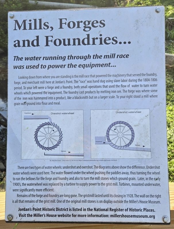 Mills, Forges and Foundries... Marker. Click for full size. Mills, Forges and Foundries... Marker image. Click for full size.