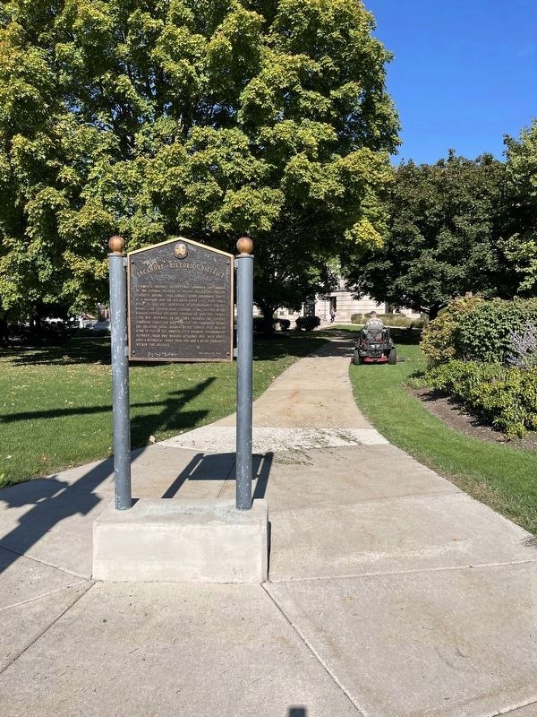 Sycamore Historic District Marker image. Click for full size.