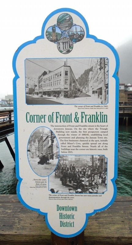 Corner of Front & Franklin Marker. Click for full size. Corner of Front & Franklin Marker image. Click for full size.