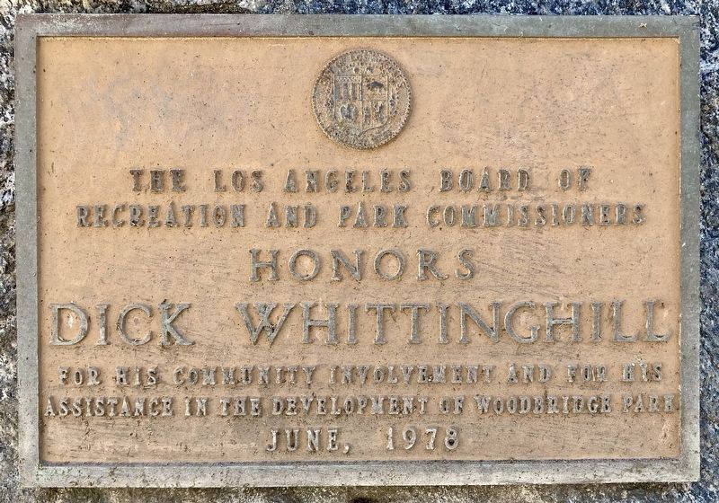 Dick Whittinghill Marker. Click for full size. Dick Whittinghill Marker image. Click for full size.