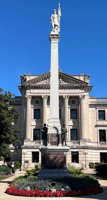 DeKalb County Civil War Memorial Marker. Click for full size. DeKalb County Civil War Memorial Marker image. Click for full size.
