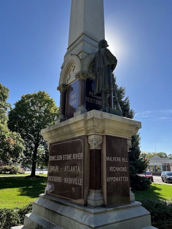DeKalb County Civil War Memorial. Click for full size. DeKalb County Civil War Memorial image. Click for full size.