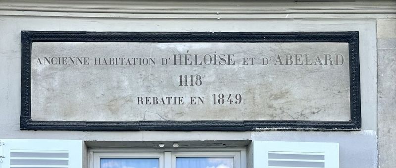 Héloïse and Abelard Marker. Click for full size. Héloïse and Abelard Marker image. Click for full size.