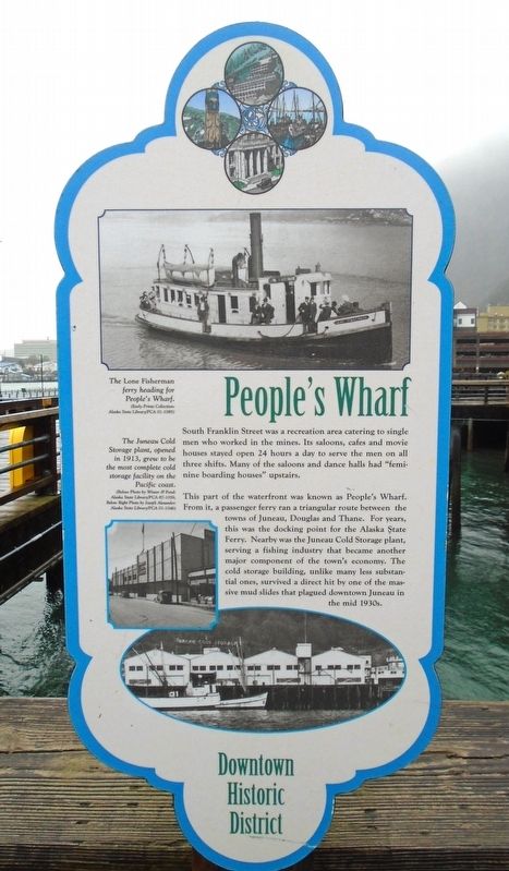 People's Wharf Marker. Click for full size. People's Wharf Marker image. Click for full size.