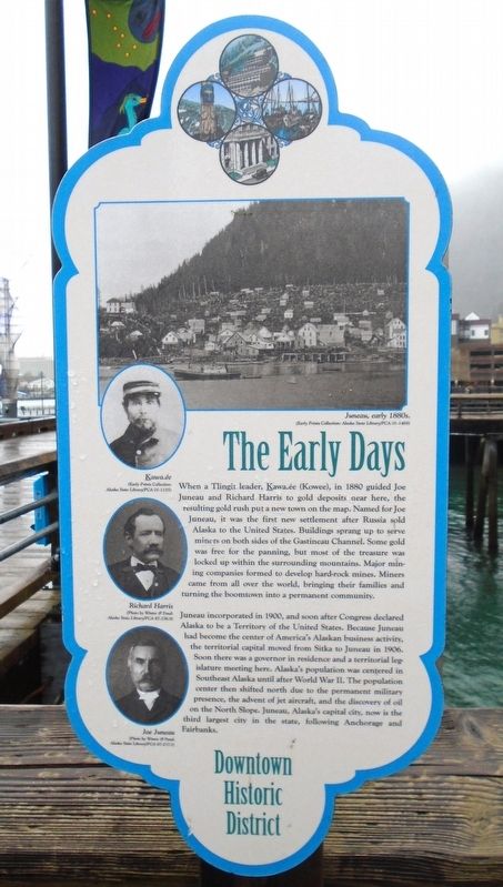 The Early Days Marker. Click for full size. The Early Days Marker image. Click for full size.