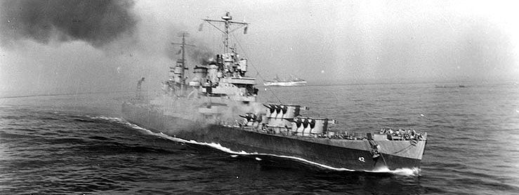 USS Savannah (CL 42) image. Click for full size.