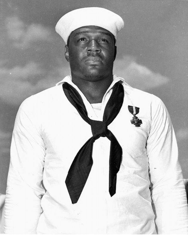 Cook Third Class Doris Miller image. Click for more information.