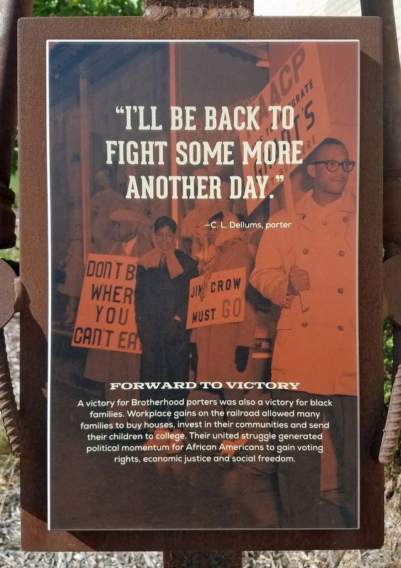 Forward to Victory Marker. Click for full size. Forward to Victory Marker image. Click for full size.