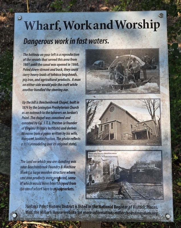Wharf, Work and Worship Marker. Click for full size. Wharf, Work and Worship Marker image. Click for full size.