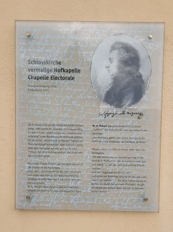 Schlosskirche / Palace Church Marker. Click for full size. Schlosskirche / Palace Church Marker image. Click for full size.