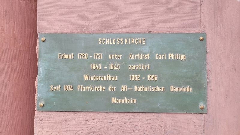 Schlosskirche / Palace Church Marker. Click for full size. Schlosskirche / Palace Church Marker image. Click for full size.