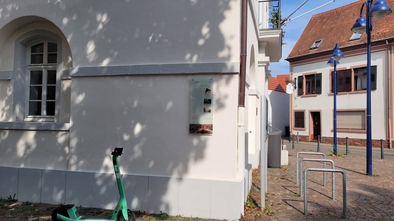The marker is located on the corner of the building. Click for full size. The marker is located on the corner of the building image. Click for full size.