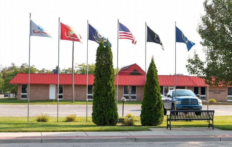 Veteran Memorial Park Flags image. Click for full size.