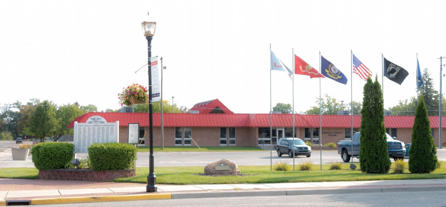Newaygo County Veterans Memorial Park at the Newaygo County Offices in White Cloud, Michigan image. Click for full size.