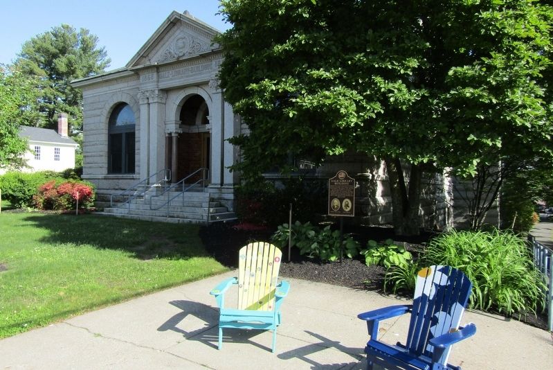 Gale Library Building Marker. Click for full size. Gale Library Building Marker image. Click for full size.