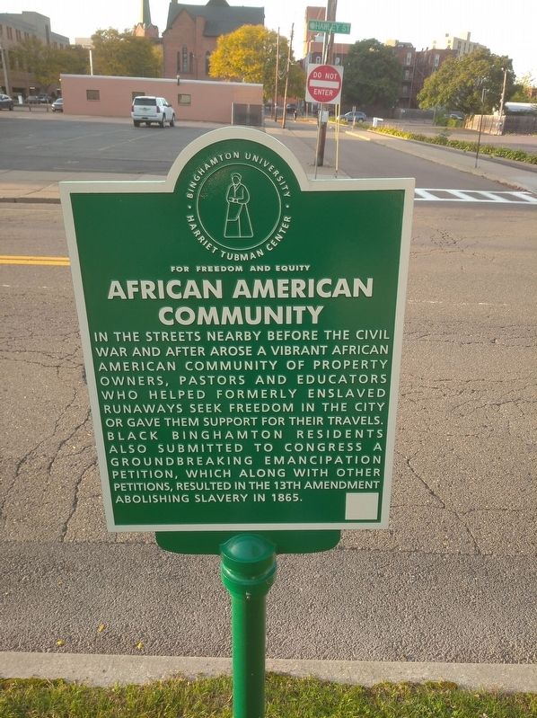 African American Community Marker. Click for full size. African American Community Marker image. Click for full size.