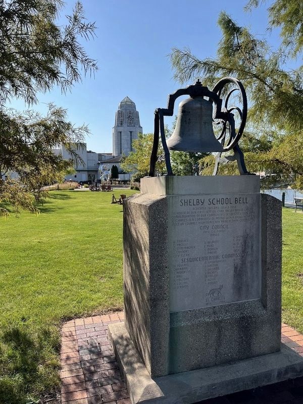 Shelby School Bell Marker. Click for full size. Shelby School Bell Marker image. Click for full size.