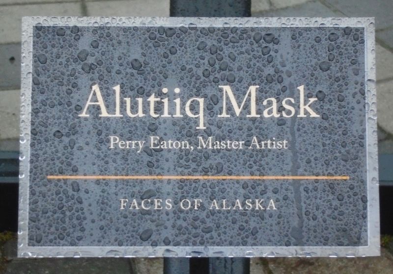 Faces of Alaska - Alutiiq Mask Marker image. Click for full size.