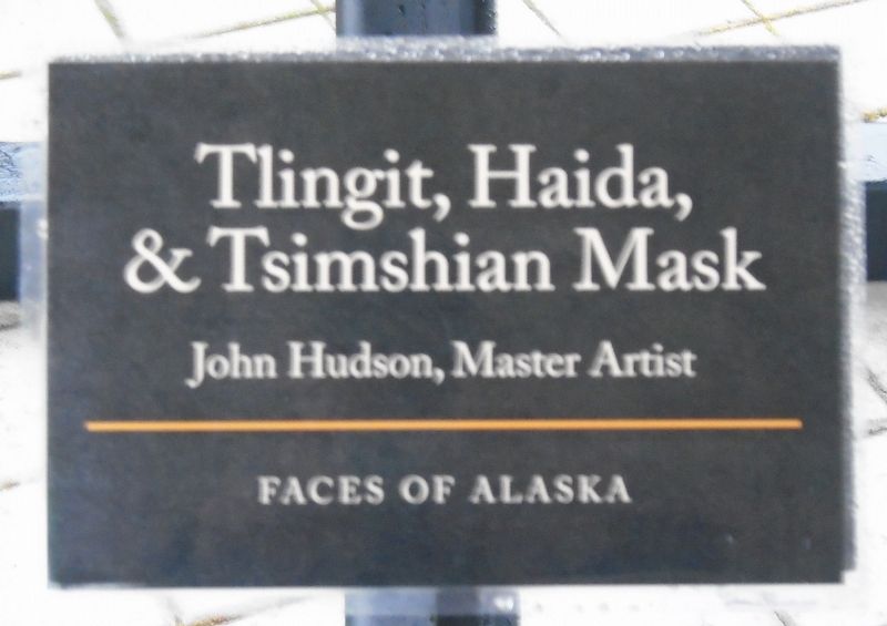 Faces of Alaska - Tlingit, Haida, & Tsimshian Mask Marker image. Click for full size.