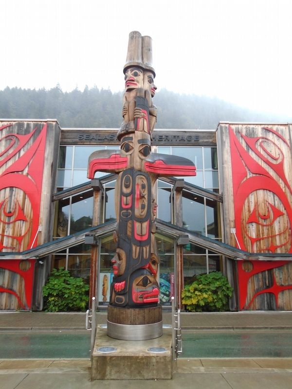Sealaska Heritage Values Pole image. Click for full size.