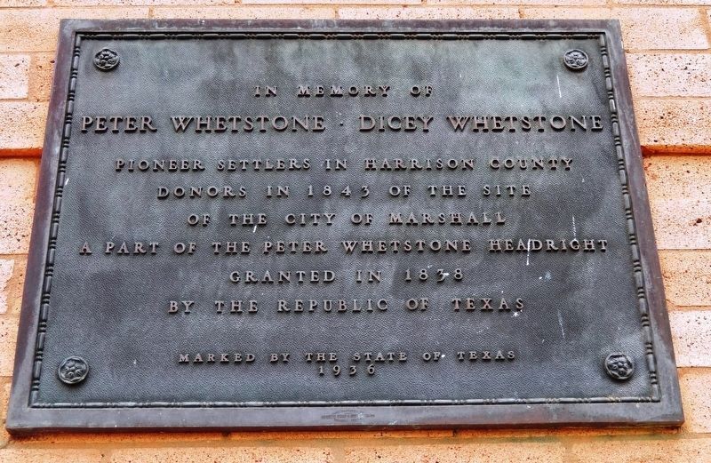 Peter and Dicey Whetstone Marker image. Click for full size.