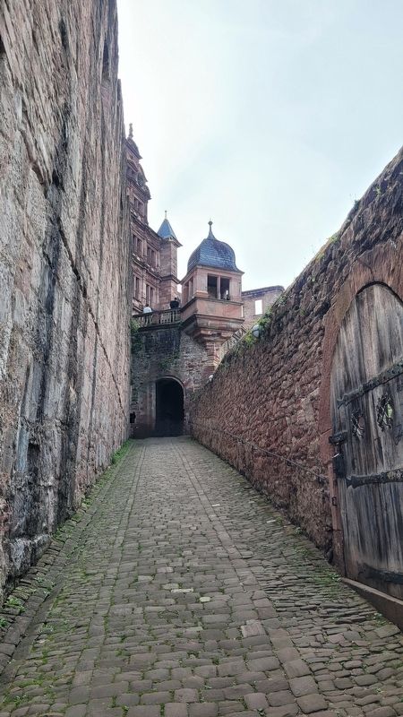 The pathway up to the castle. Click for full size. The pathway up to the castle image. Click for full size.