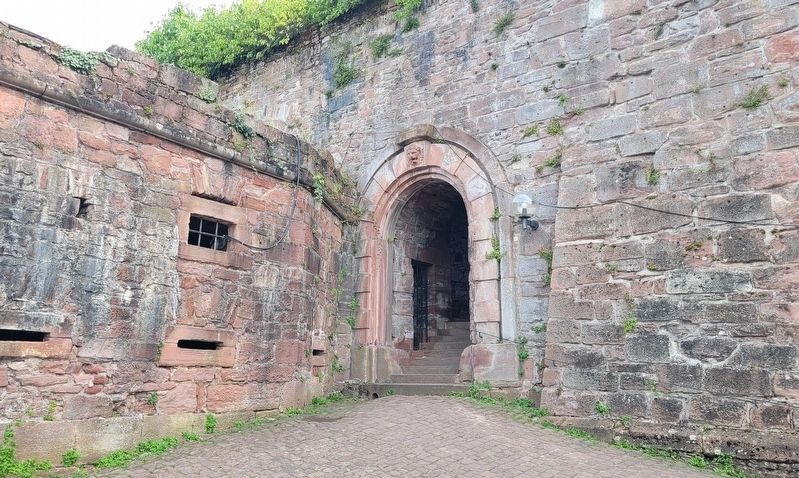 The Entrenchment Door and pathway up to the castle. Click for full size. The Entrenchment Door and pathway up to the castle image. Click for full size.