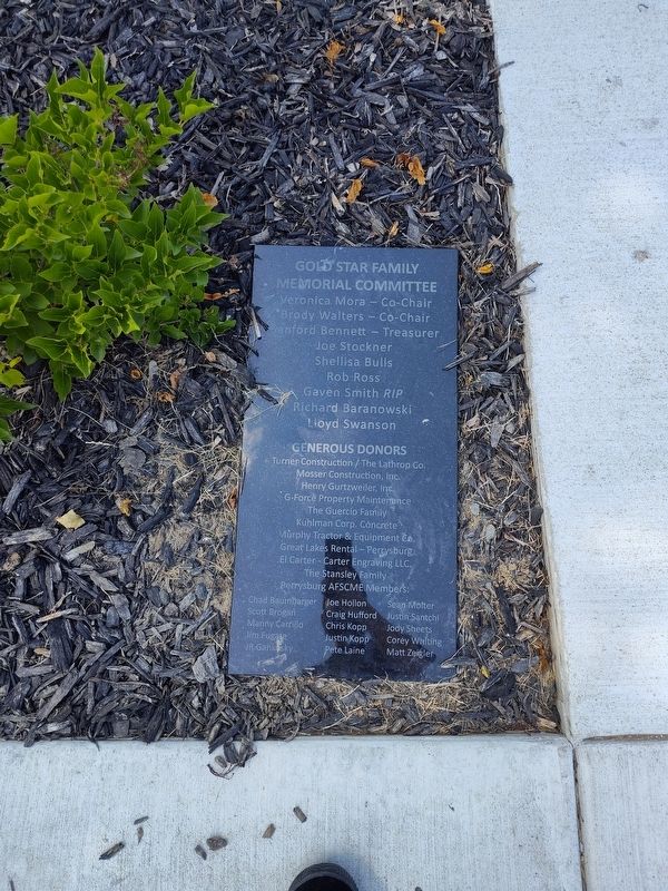 Northwest Ohio Gold Star Families Memorial. Click for full size. Northwest Ohio Gold Star Families Memorial image. Click for full size.