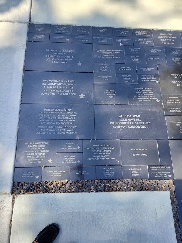 Northwest Ohio Gold Star Families Memorial. Click for full size. Northwest Ohio Gold Star Families Memorial image. Click for full size.