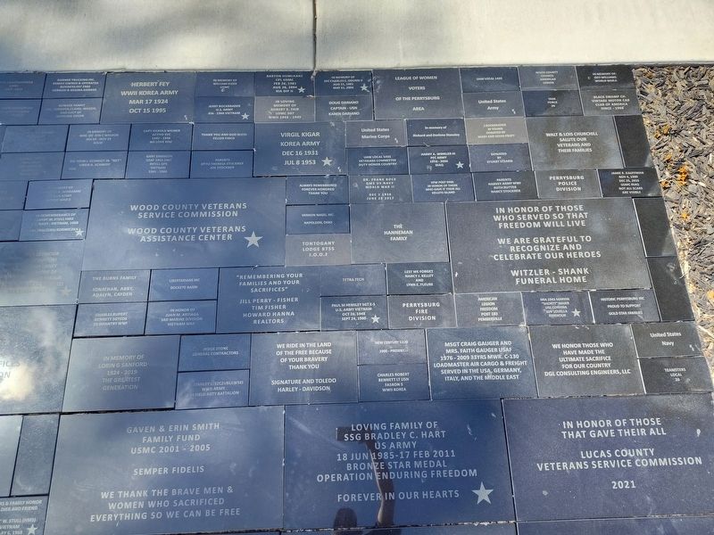 Northwest Ohio Gold Star Families Memorial. Click for full size. Northwest Ohio Gold Star Families Memorial image. Click for full size.