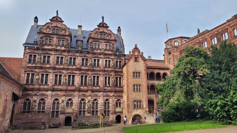 The view of the Glass Hall Building from the courtyard. Click for full size. The view of the Glass Hall Building from the courtyard image. Click for full size.