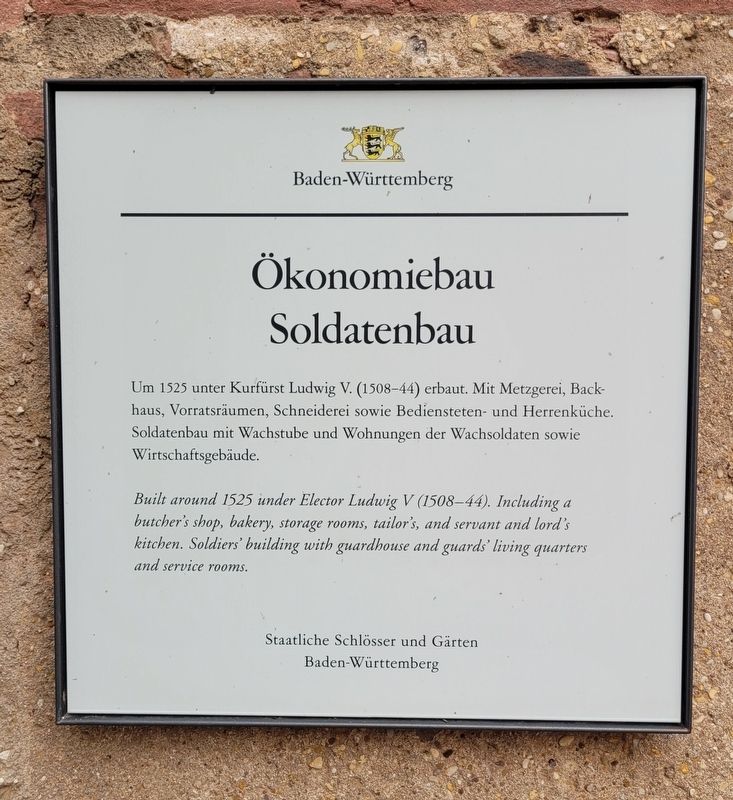 Ökonomiebau Soldatenbau / Economic Building, Soldier Building Marker. Click for full size. Ökonomiebau Soldatenbau / Economic Building, Soldier Building Marker image. Click for full size.