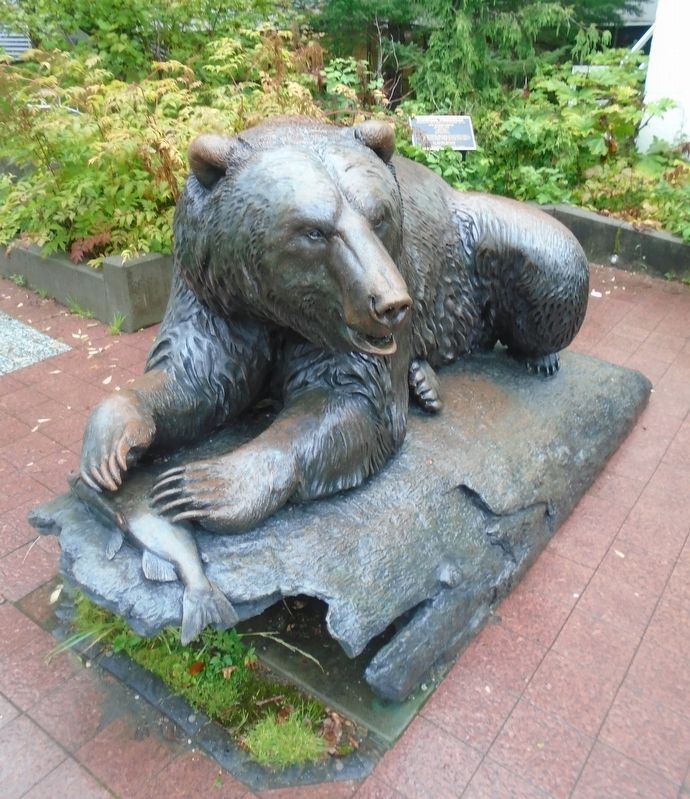 Windfall Fisherman Sculpture and Marker. Click for full size. Windfall Fisherman Sculpture and Marker image. Click for full size.