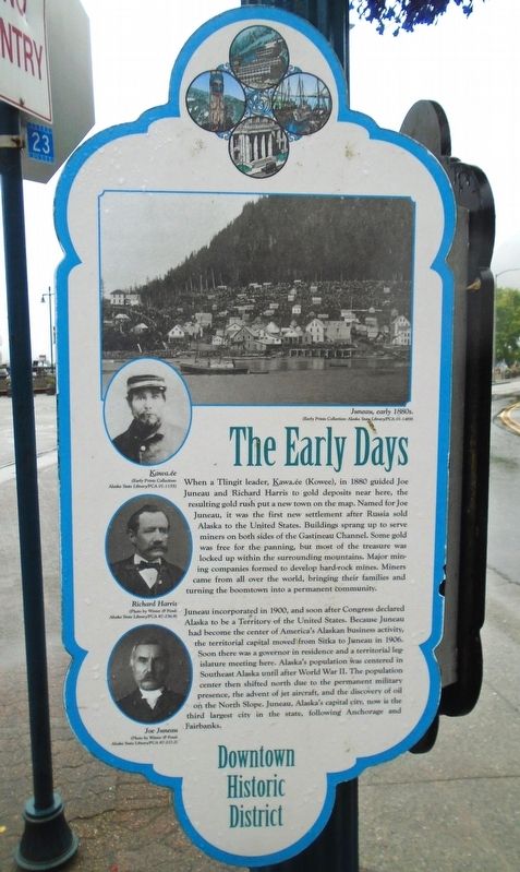 The Early Days Marker. Click for full size. The Early Days Marker image. Click for full size.