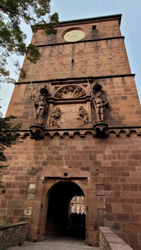 The outside view of the Gate Tower. Click for full size. The outside view of the Gate Tower image. Click for full size.