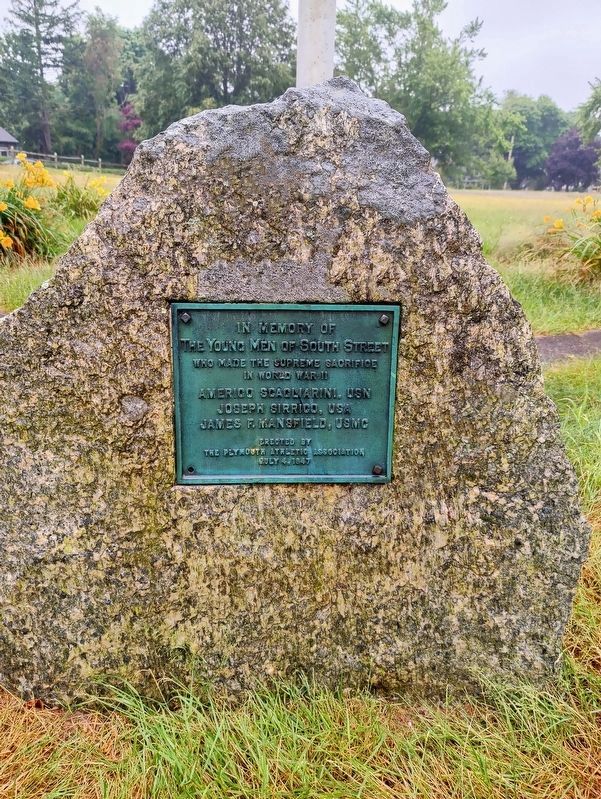 In Memory of The Young Men of South Street Marker image. Click for full size.