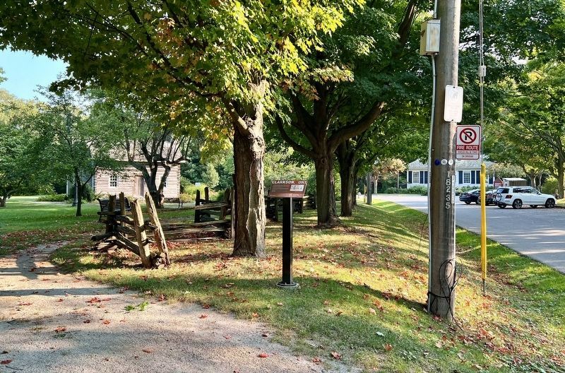Clarkson. Ont. (Merigold’s Point) Marker. Click for full size. Clarkson. Ont. (Merigold’s Point) Marker image. Click for full size.