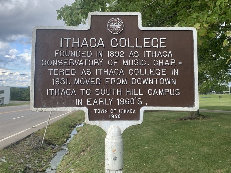 Ithaca College Marker image. Click for full size.