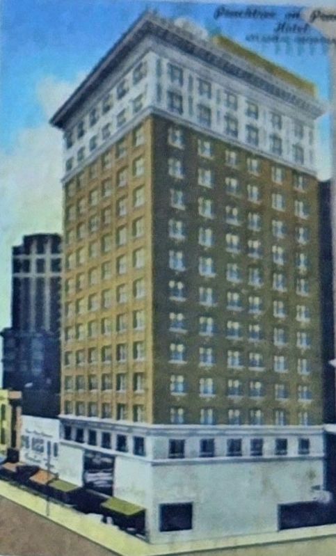Marker detail: Winecoff Hotel. Click for full size. Marker detail: Winecoff Hotel image. Click for full size.