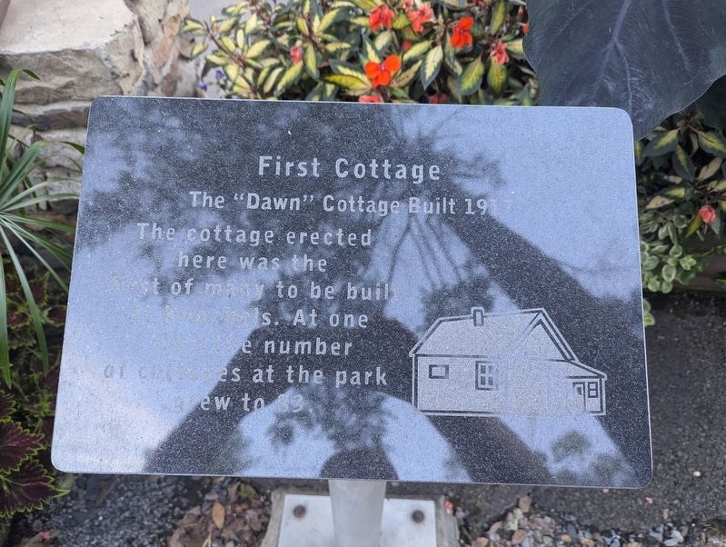 First Cottage Marker. Click for full size. First Cottage Marker image. Click for full size.