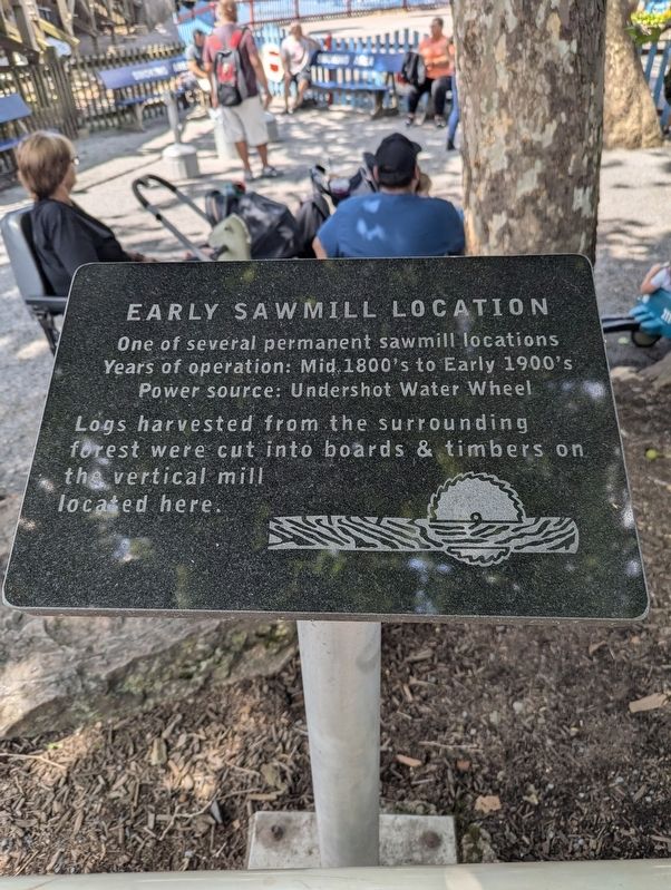 Early Sawmill Location Marker image. Click for full size.