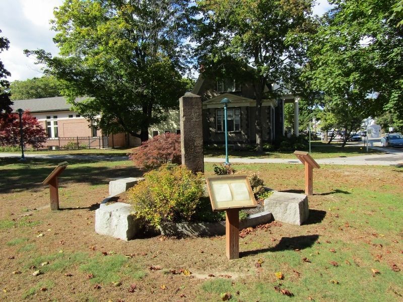 Red Stone Monument Marker. Click for full size. Red Stone Monument Marker image. Click for full size.