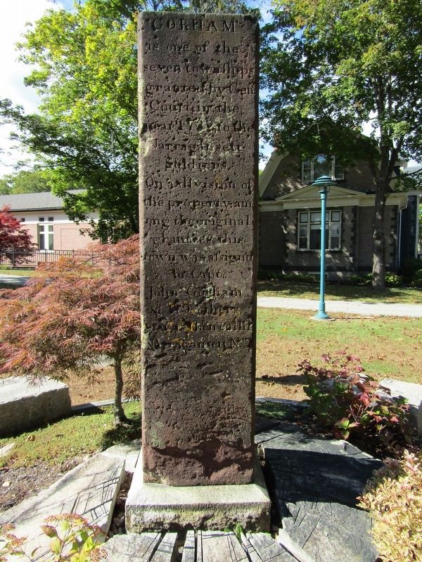 Red Stone Monument Marker. Click for full size. Red Stone Monument Marker image. Click for full size.