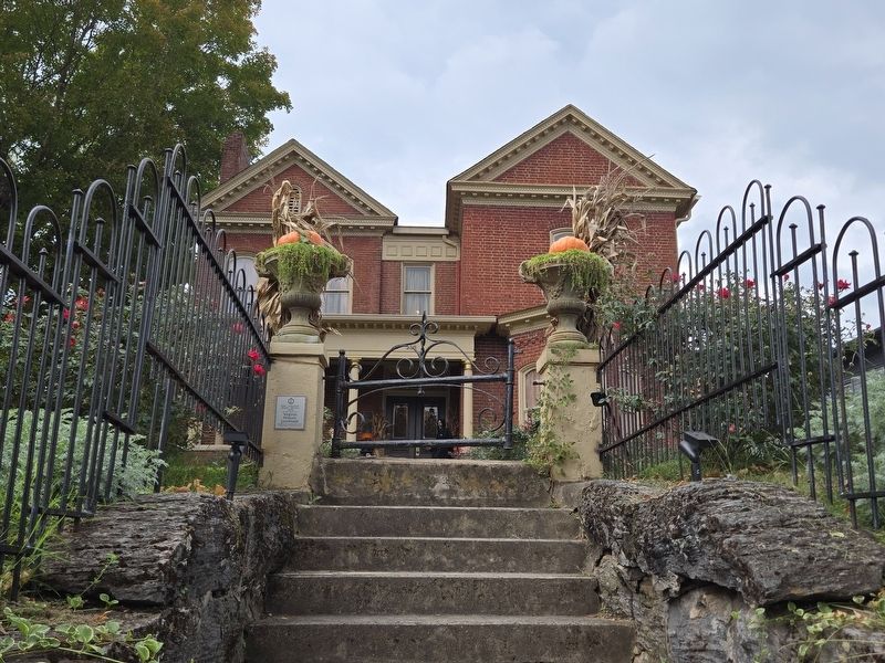 Steps to the front gate of the property. House is in the background. Click for full size. Steps to the front gate of the property. House is in the background image. Click for full size.